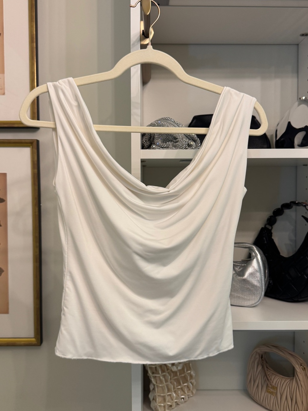 Riviera Cowl Neck Top & Skirt Set